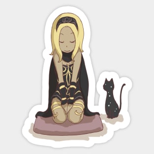 Gravity Rush - Kat & Dusty Sitting Sticker